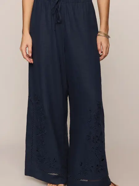 Z Supply Sid Embroidered Woven Pants