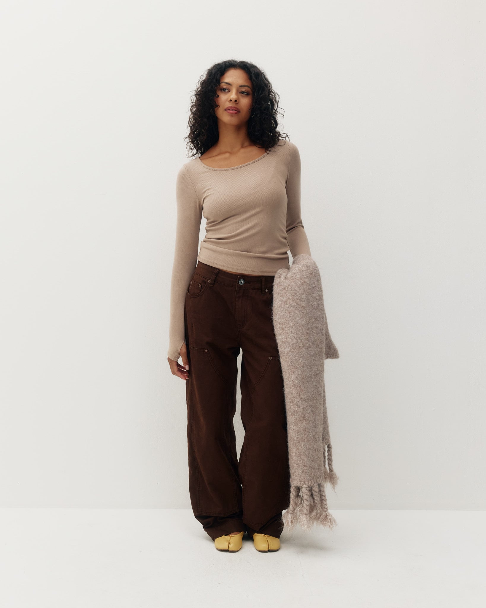 Kuwalla Bridget Peachy Scoopneck Tee