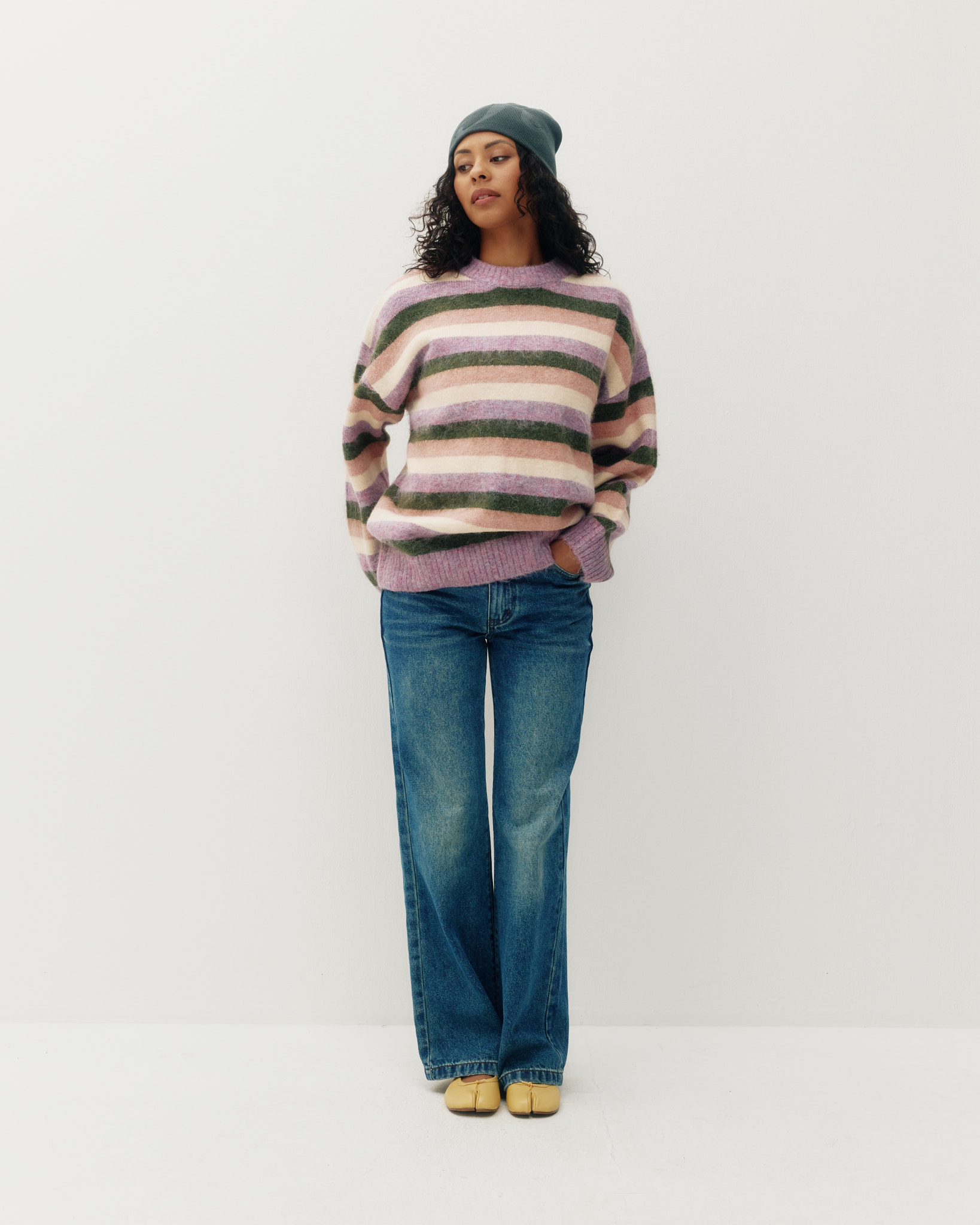 Kuwalla Bonbon Stripe Rugby Sweater