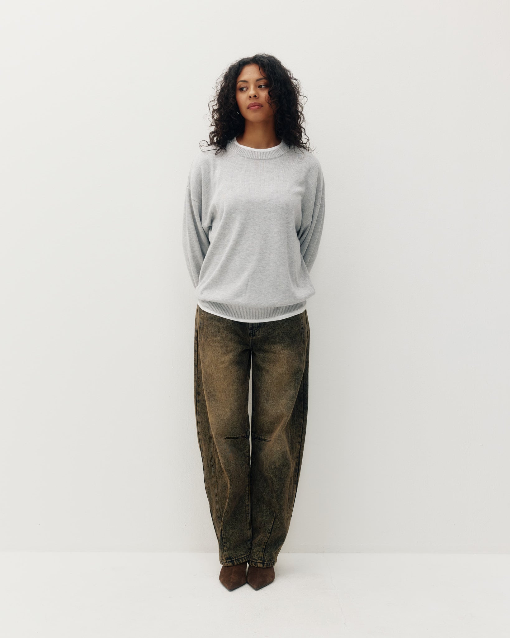 Kuwalla Duet Cashmere Crew