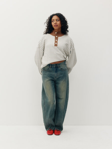 Kuwalla Bedford Stripe Sweater