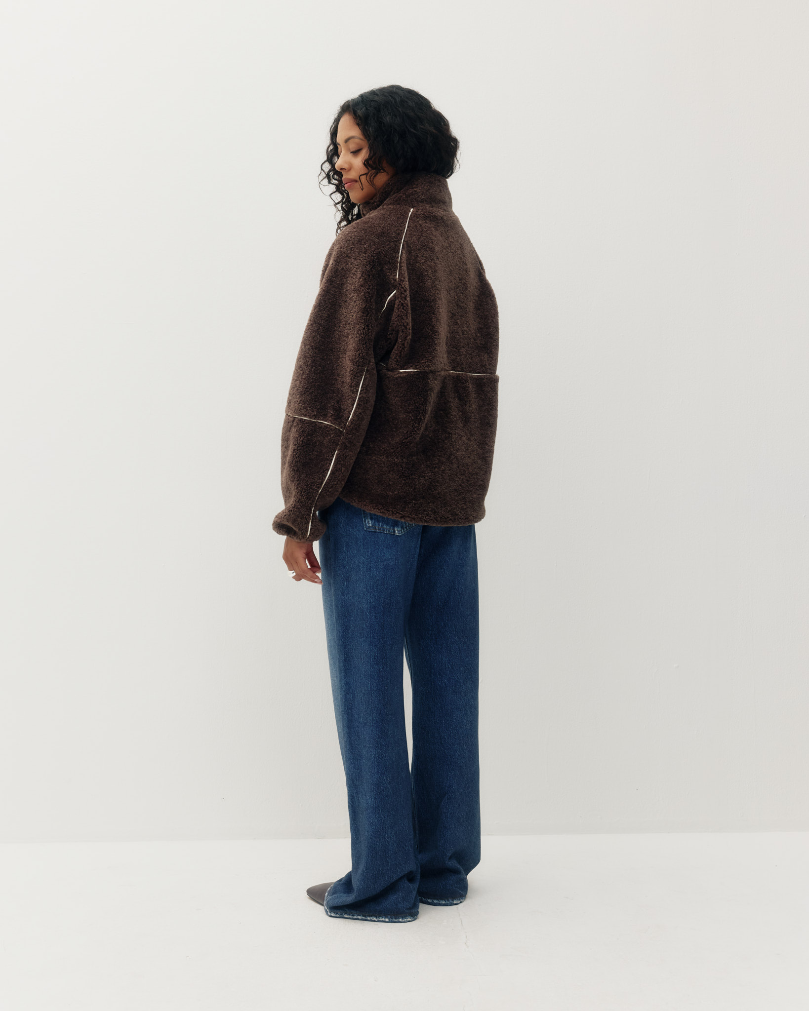 Kuwalla Leatherline Sherpa Half Zip