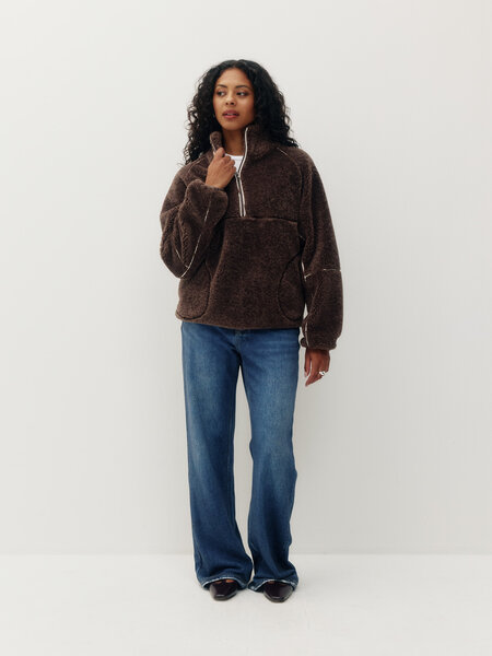 Kuwalla Leatherline Sherpa Half Zip