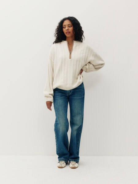 Kuwalla Outline Half Zip Sweater