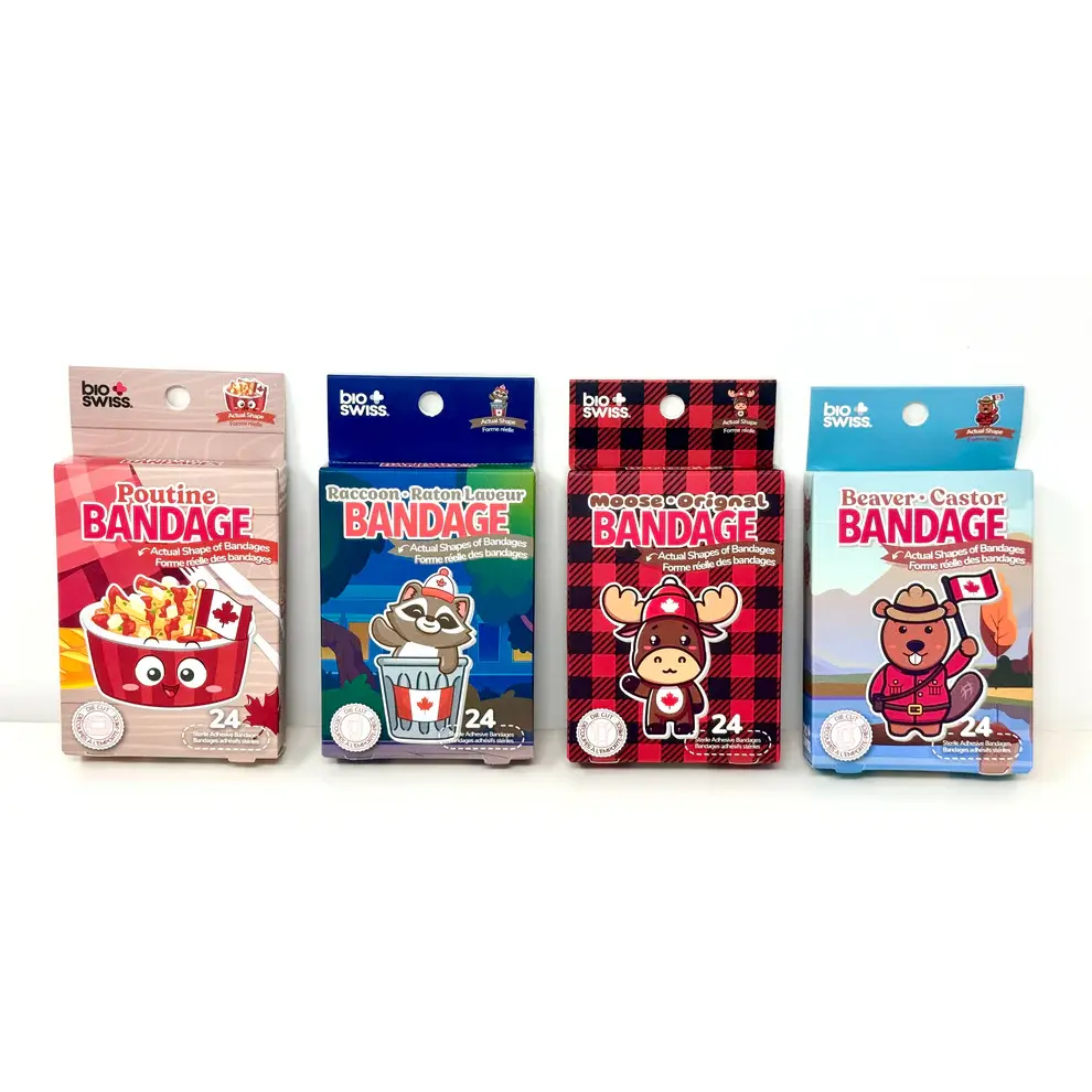 Boo Boo Buddies Bandages Canada Shaped
