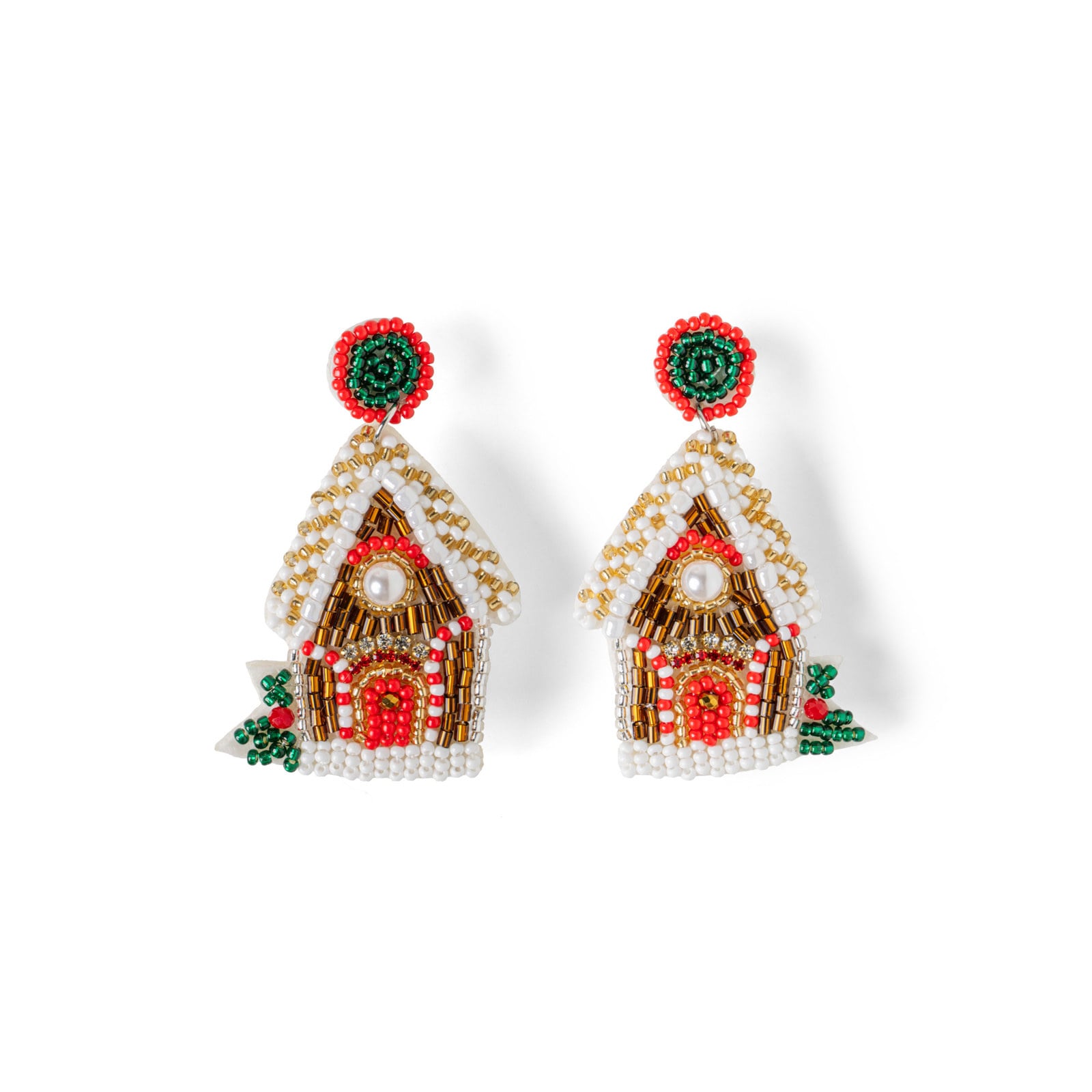 Soul Stacks Holiday Sprit Beaded Earrings