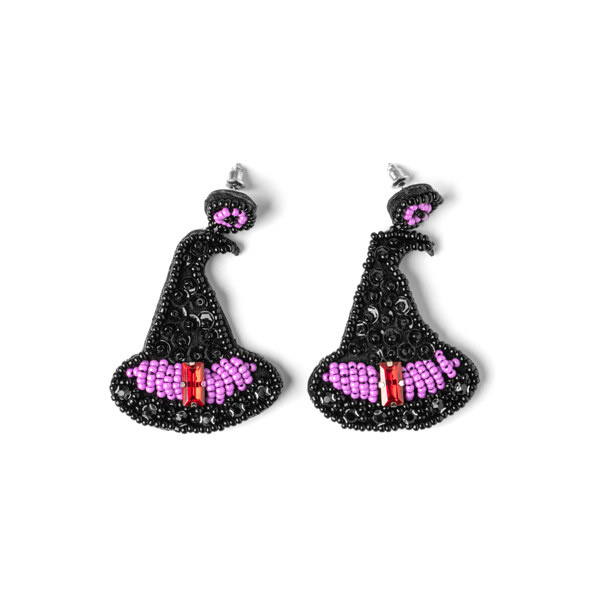 Soul Stacks Halloween Spooky Beaded Earrings