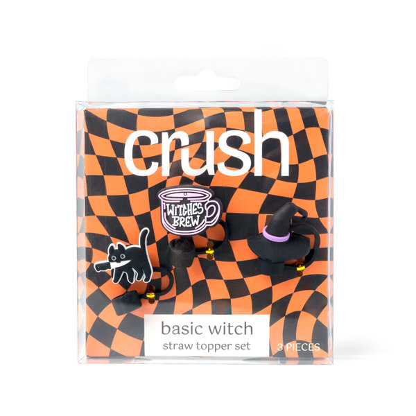 Basic Witch Straw Topper Set