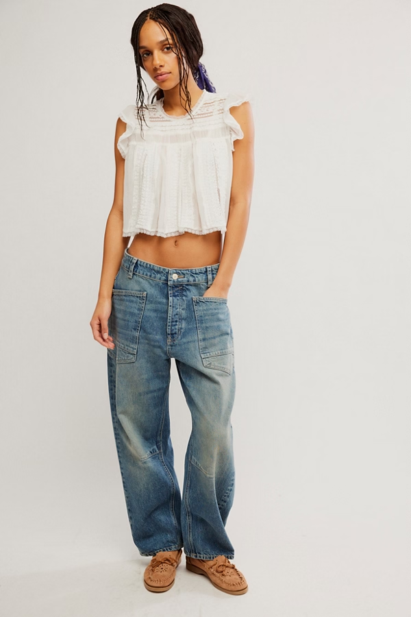 Free People Minimalist Moxie Boyfriend Jeans