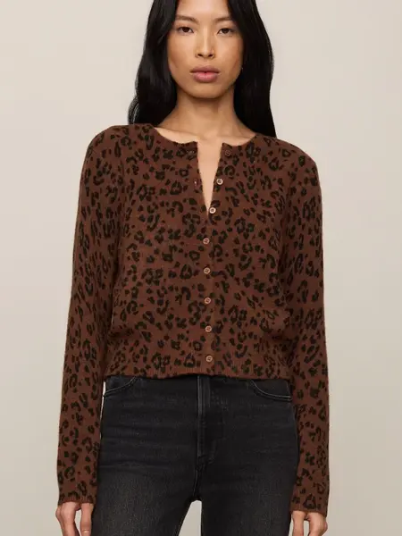 Z Supply Medina Leopard Cardigan