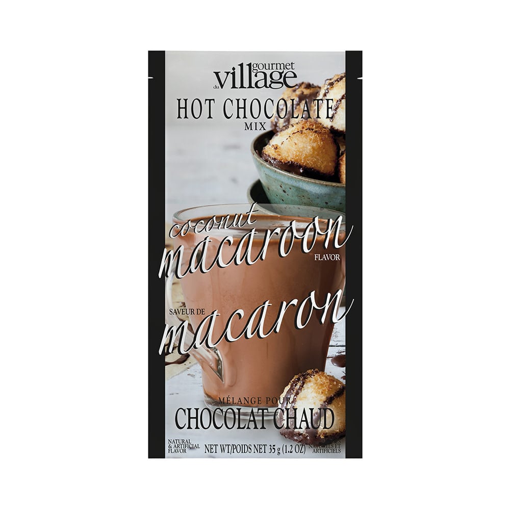 Gourmet Du Village Mini Hot Chocolate Macaroon