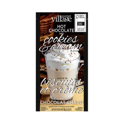 Gourmet Du Village Hot Chocolate Cookies and Cream