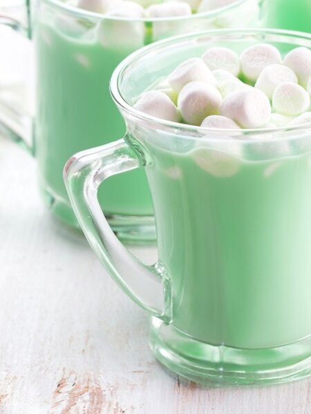 Gourmet Du Village Mini Hot Chocolate Green Dinosaur