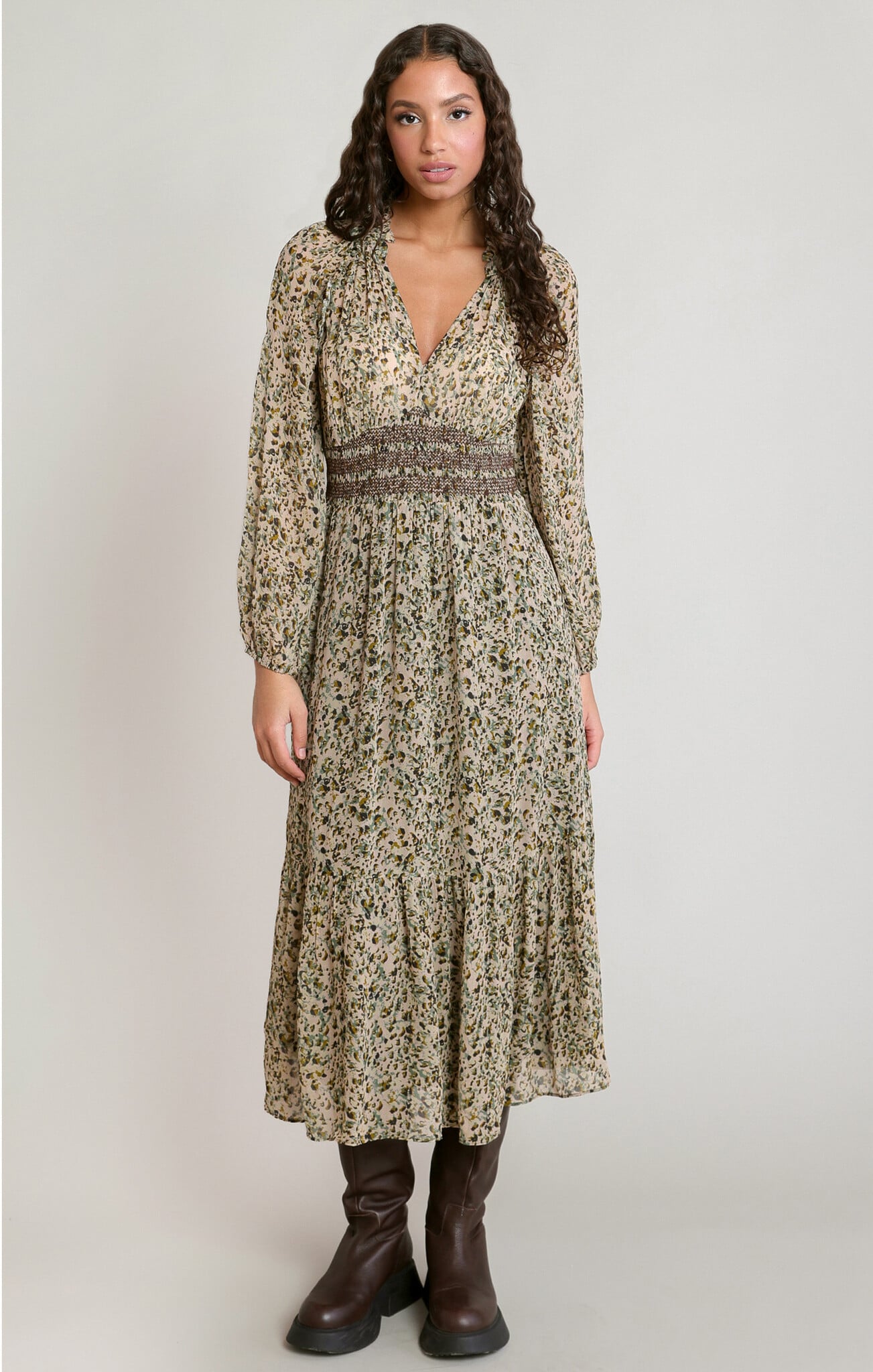 Dex Smocking Waist Dress