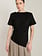 Black Tape Draped Asymmetric T-Shirt