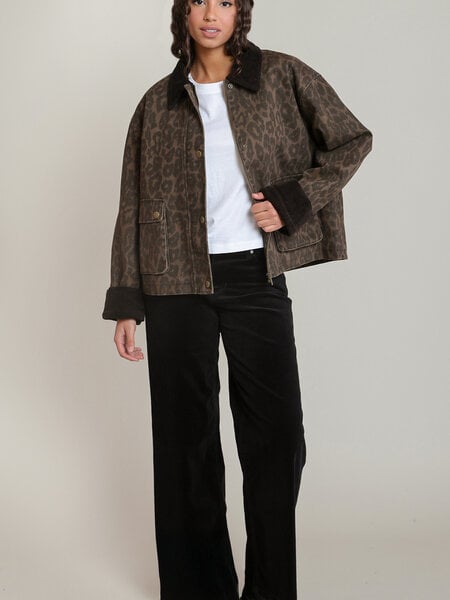 Dex Leopard Denim Jacket