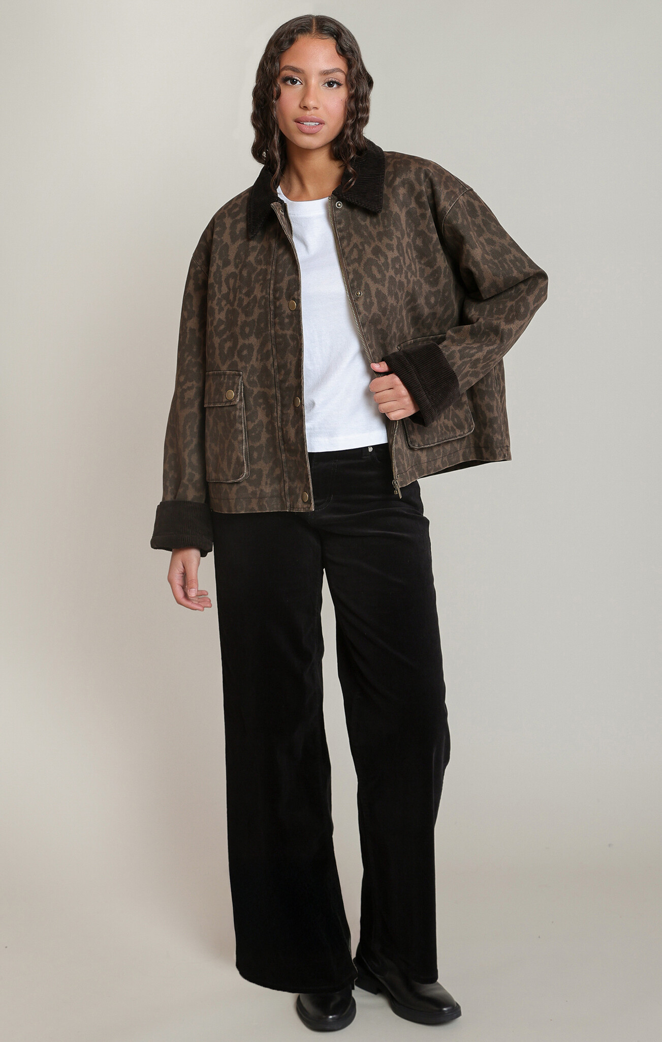 Dex Leopard Denim Jacket
