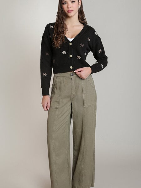 Dex Twill Wide Leg Pant