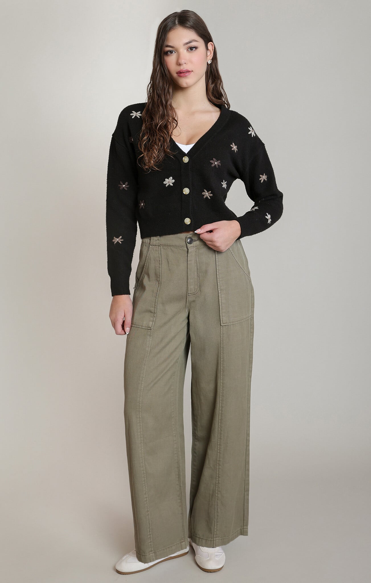 Dex Twill Wide Leg Pant