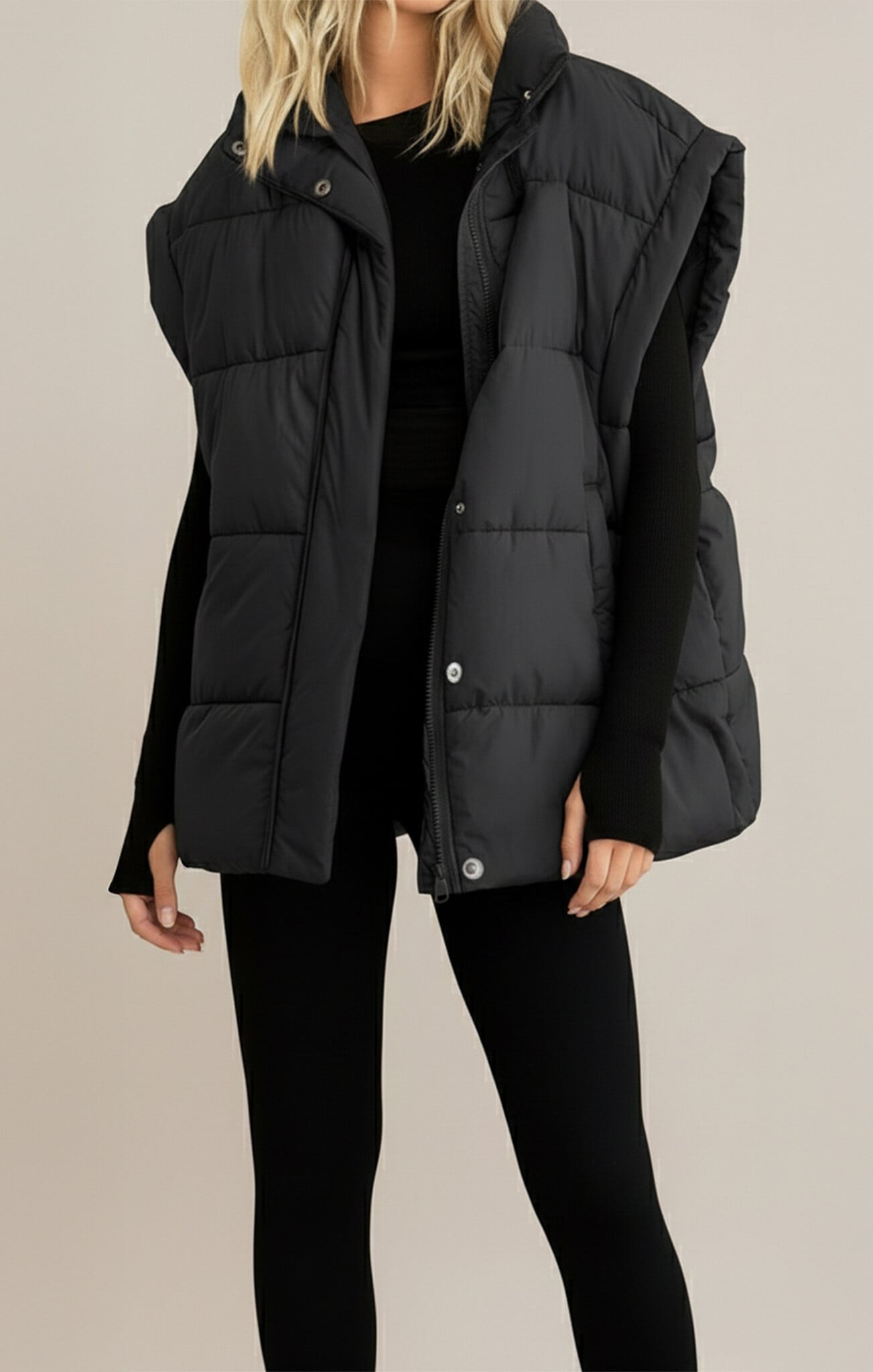 Dex Quilted Boxy Vest