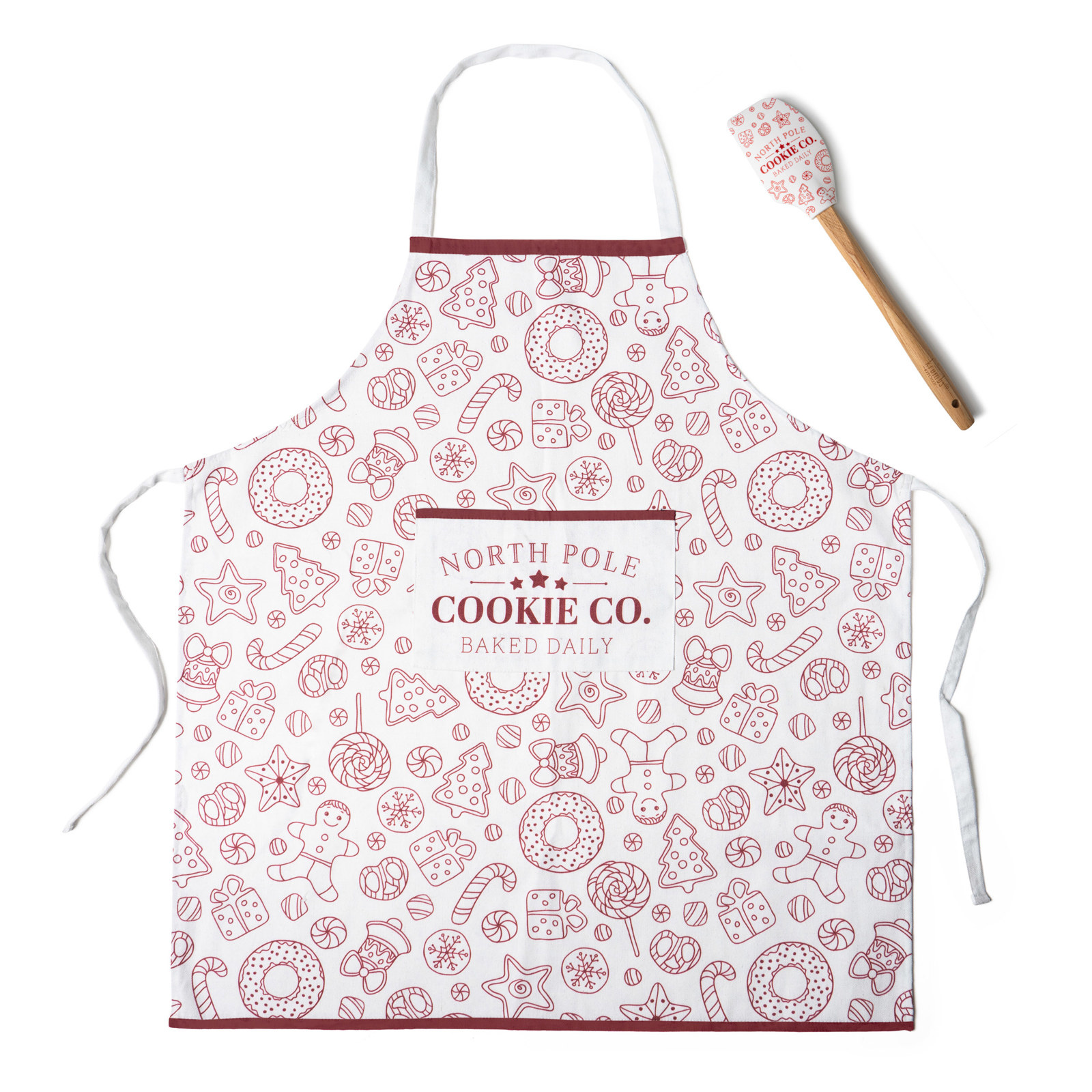 Home Sweet Holidays Apron and Spatula Set
