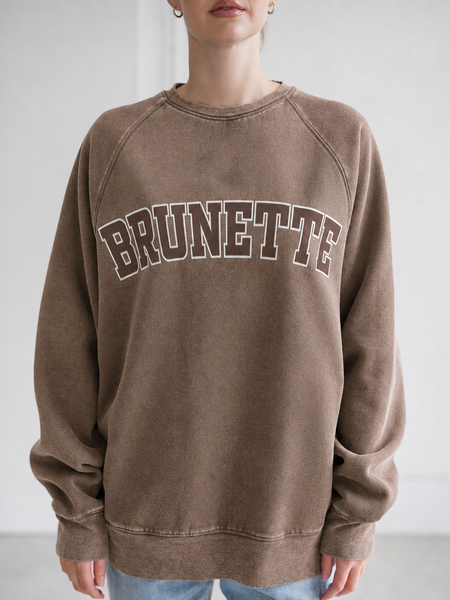Brunette The Label Varsity NYBF Crew