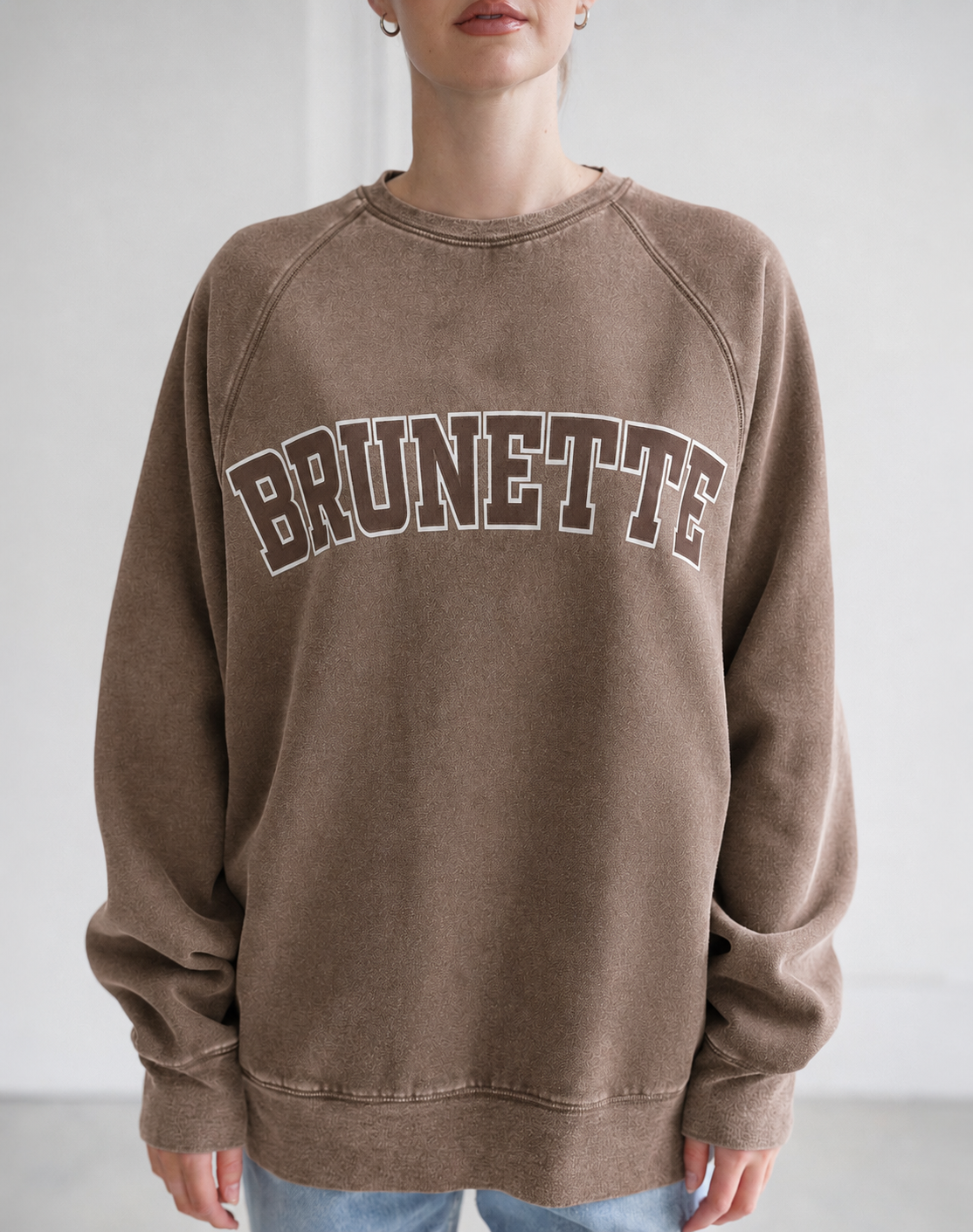 Brunette The Label Varsity NYBF Crew