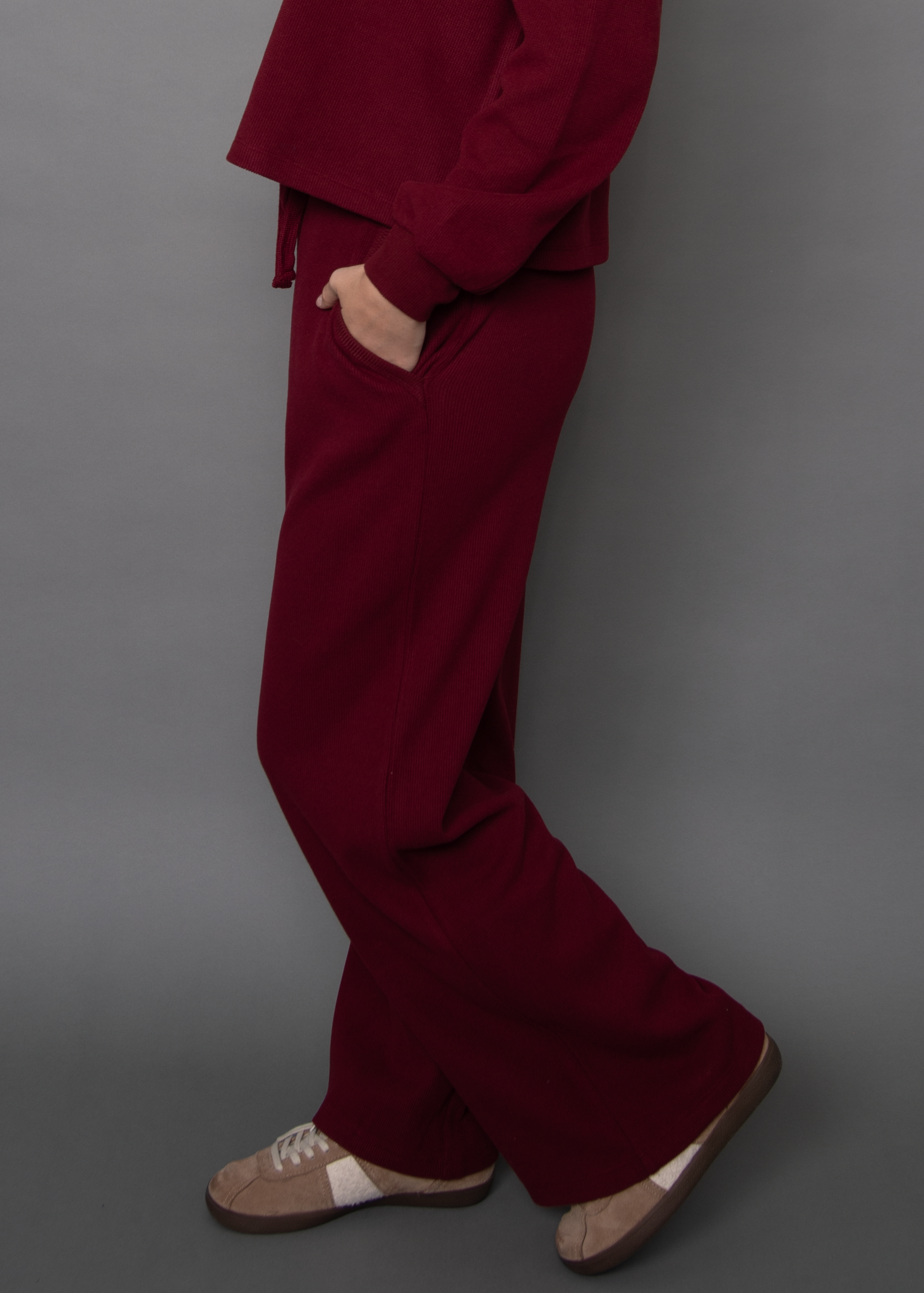 RD Style Philo Waffle Drawstring Pull On Pants