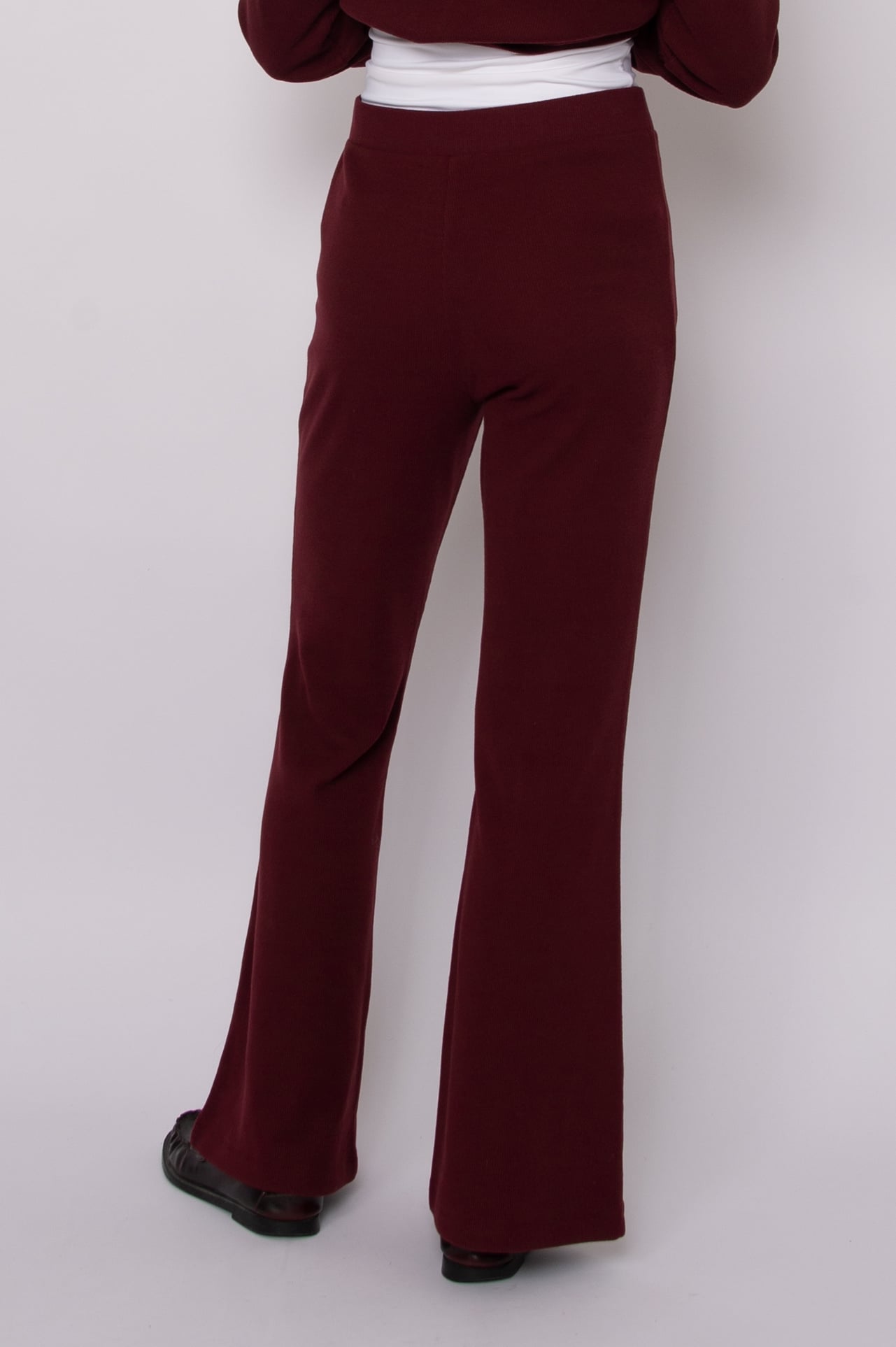 RD Style Fenty Waffle Pull On Flare Pants