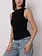 RD Style Ruri Cotton Core Sleeveless Draped Top