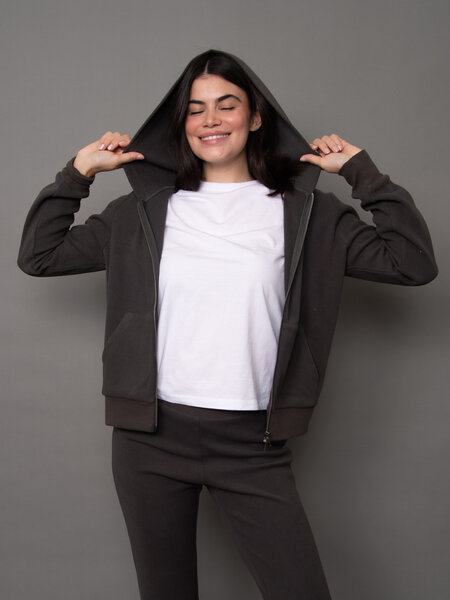 RD Style Hesta Waffle Zip Up