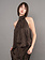 RD Style Lysell Printed Satin Halter Top
