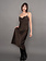RD Style Cartier Printed Satin Cowl Neck Dress