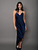 RD Style Colette Lace Trim Satin Asymetric Dress