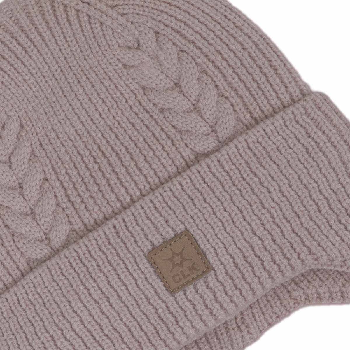 Calikids Knit Hat with Two Pompoms