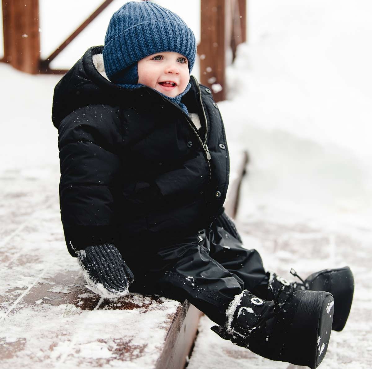Calikids Knit Hat with Ear Covers