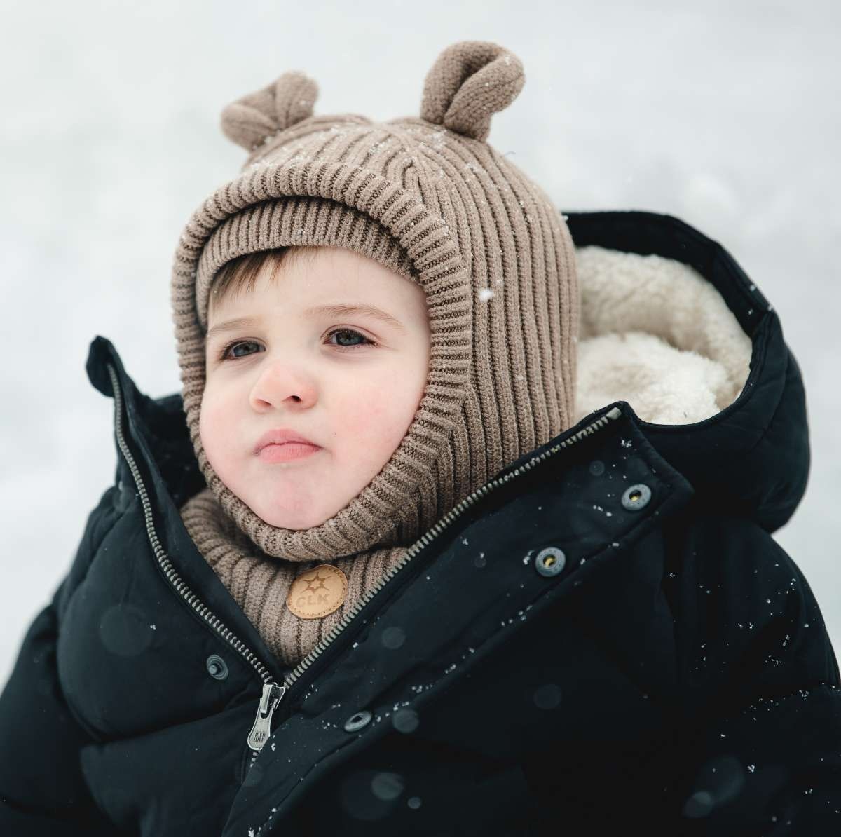 Calikids Knit Bear Balaclava