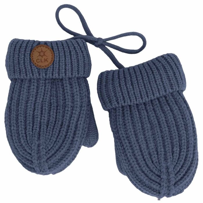 Calikids Knit Mittens with Cords