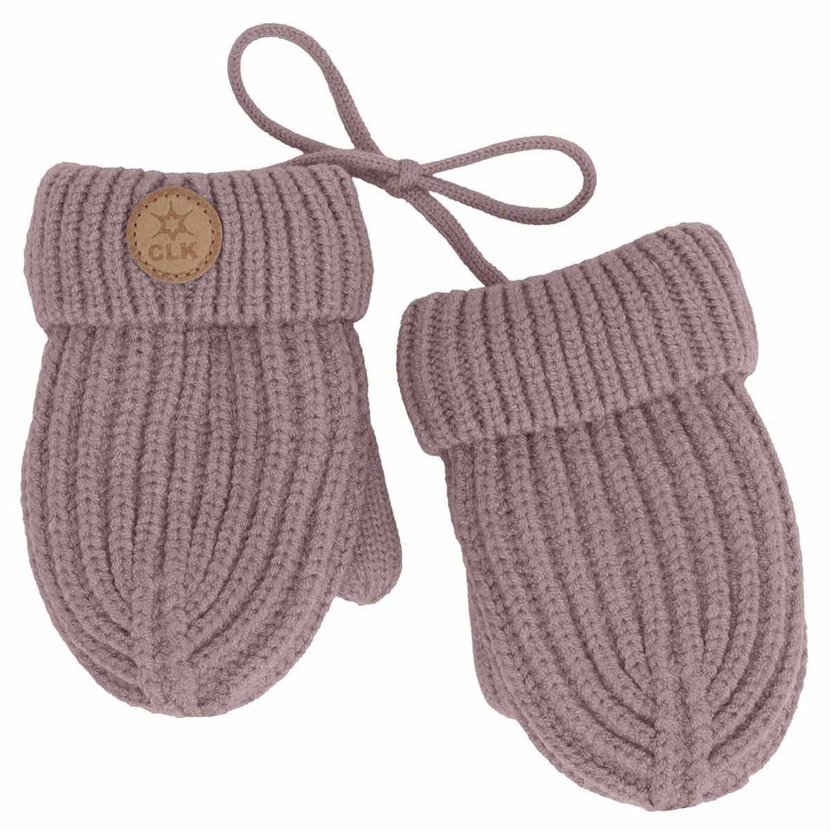 Calikids Knit Mittens with Cords