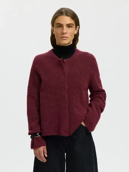 Selected Lulu New Knit Long Sleeve Cardigan