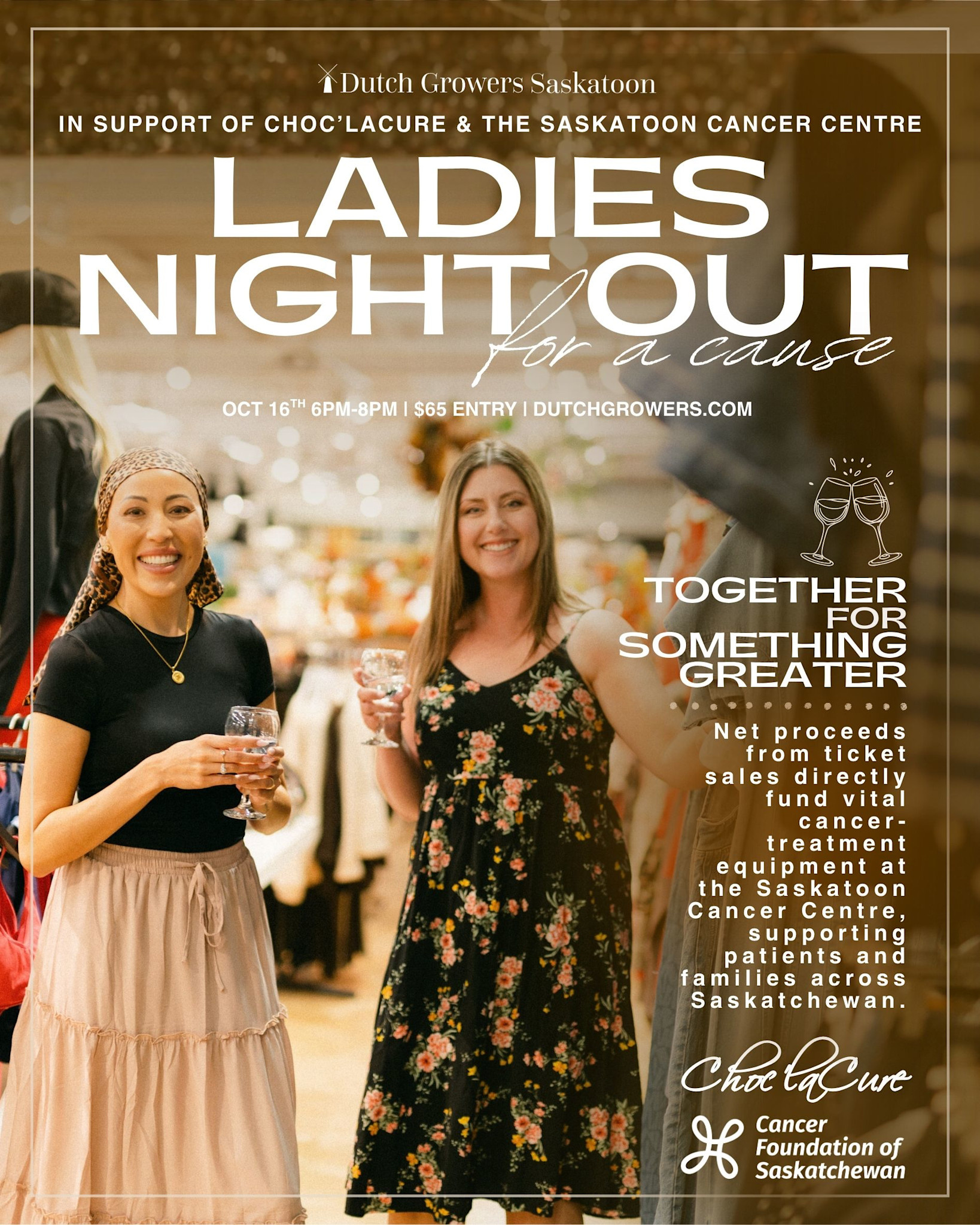 2026 Ladies Night Out Event in Support of Choc'laCure (October 16th)