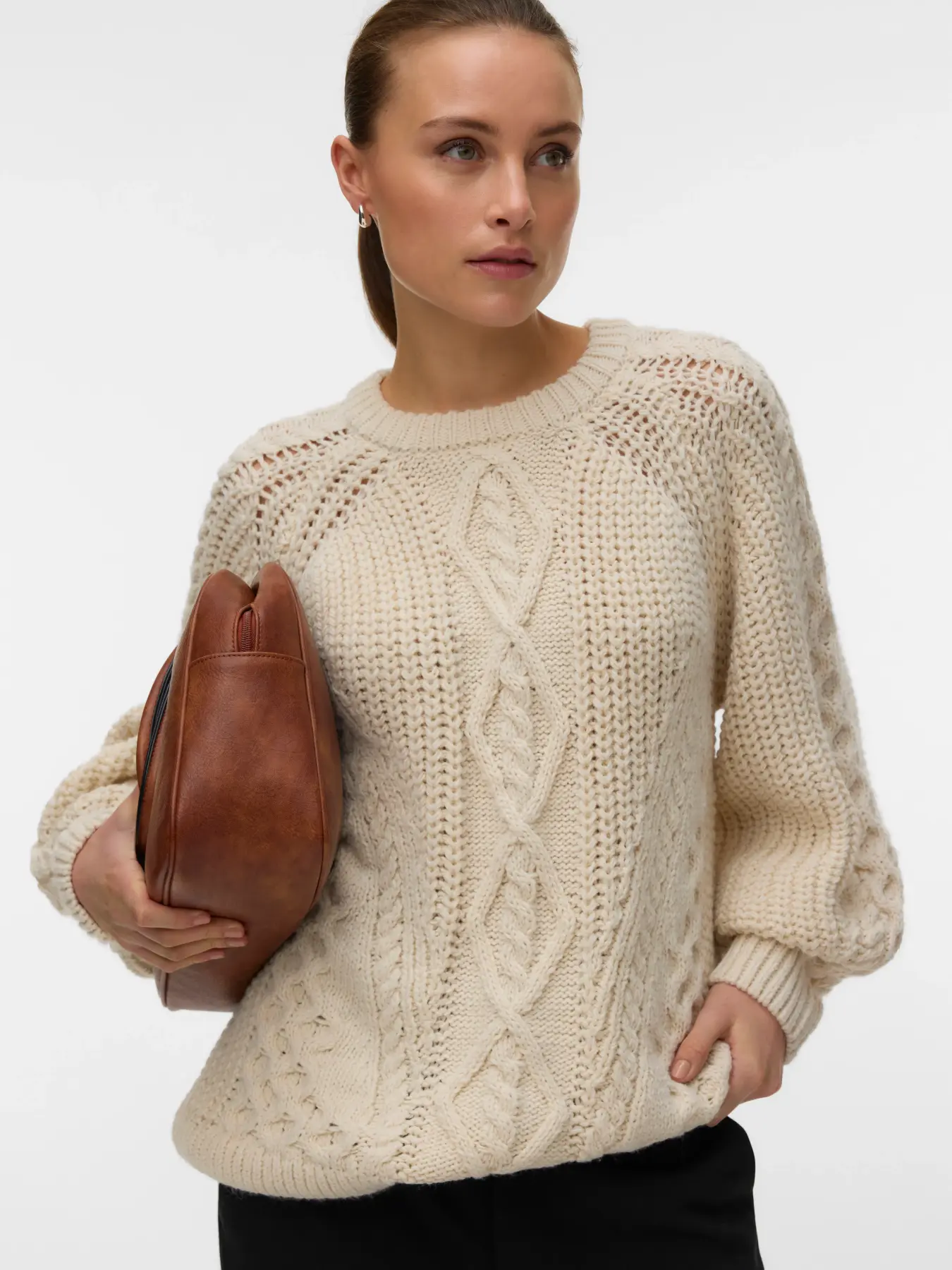 Vero Moda Miranda Cable Raglan Pullover