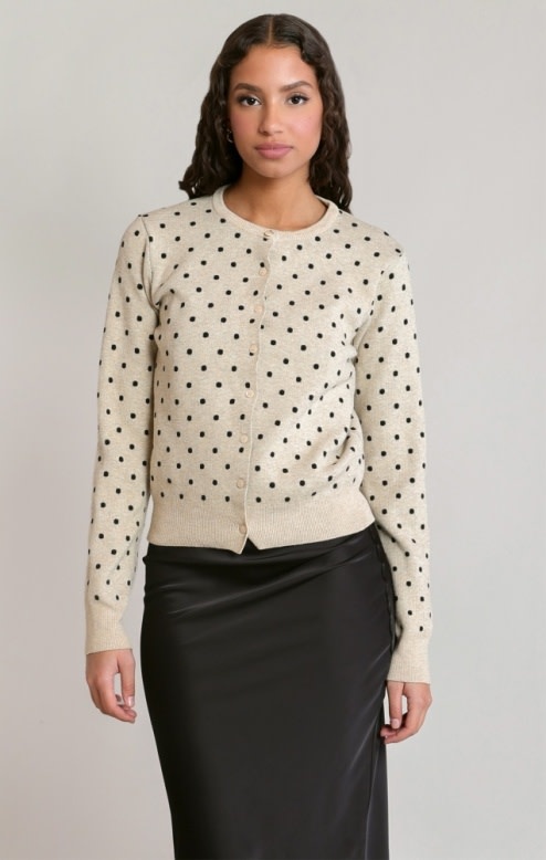 Dex Polka Dot Cardigan