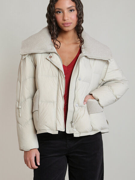 Dex Knit Collar Puffer