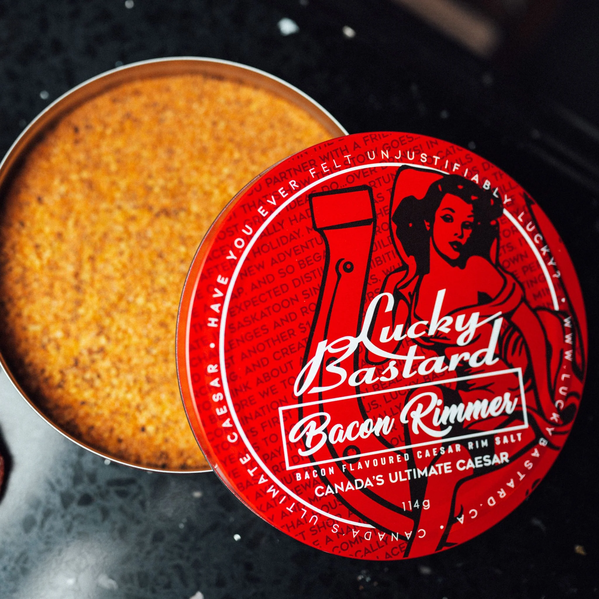 Lucky Bastard Distillers Bacon Rimmer 114g