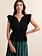 Sadie and Sage Nightcap Ruffle Sleeve Blouse