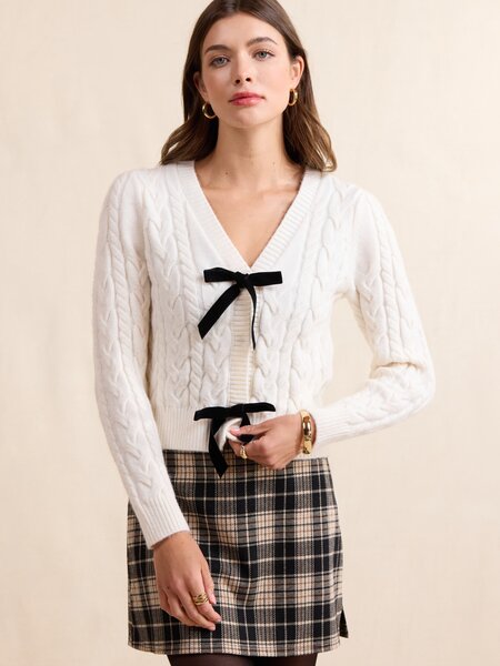 Sadie and Sage Celeste Bows Cardigan