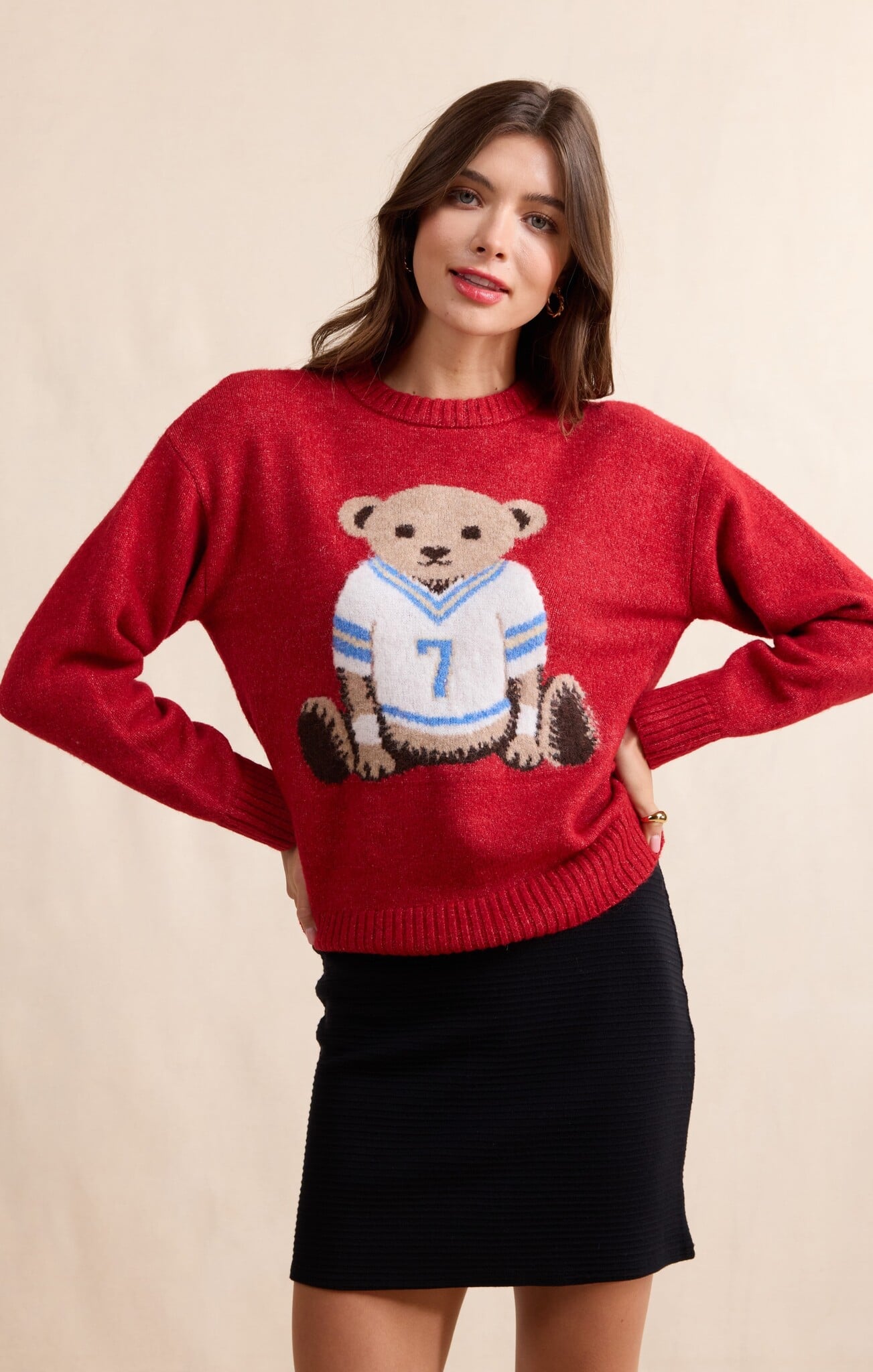 Sadie and Sage Teddy Bear Sweater