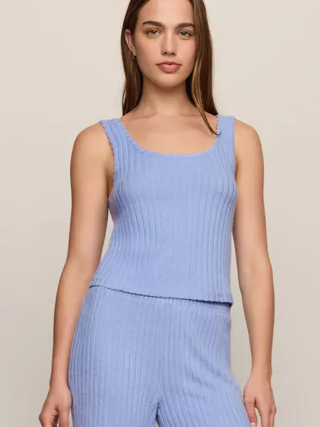 Z Supply Lounge Double Scoop Rib Tank