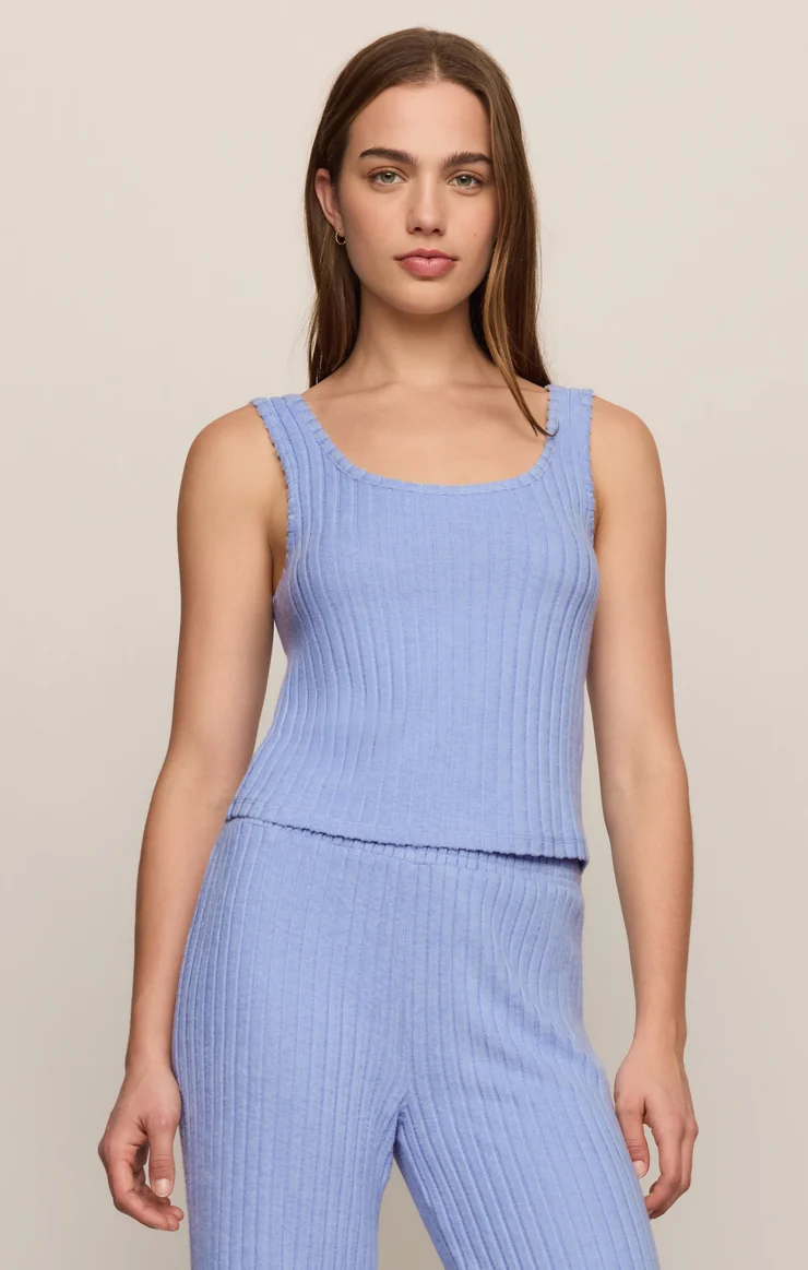 Z Supply Lounge Double Scoop Rib Tank